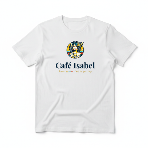 Café Isabel White T-Shirt