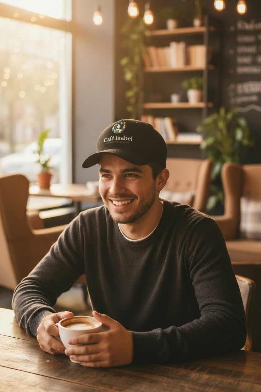 Café Isabel Black Hat - Man